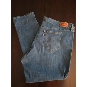 Levis 311 Shaping Skinny Jeans Womens 24W Medium Wash Blue High Rise Plus Size